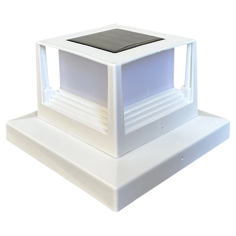 Luci a tappo per palo solare Luce per recinzione impermeabile Luce per tappo per palo da ponte Luce stradale per recinzione ad energia solare per decorazioni da giardino per patio