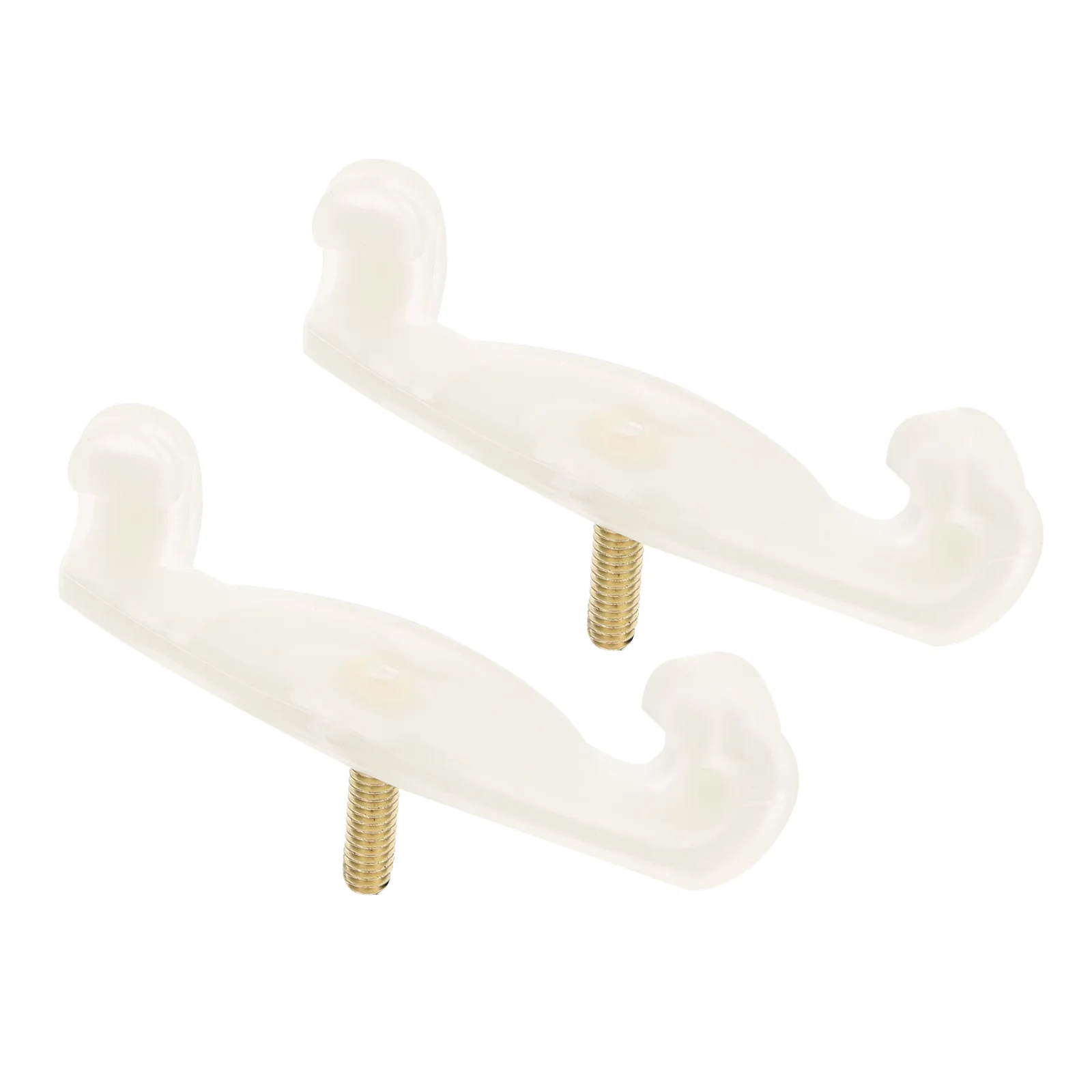 2 Pcs Mini Shoulder Pad Replacement Claw Violin Fine Tuners Emulsion Support for