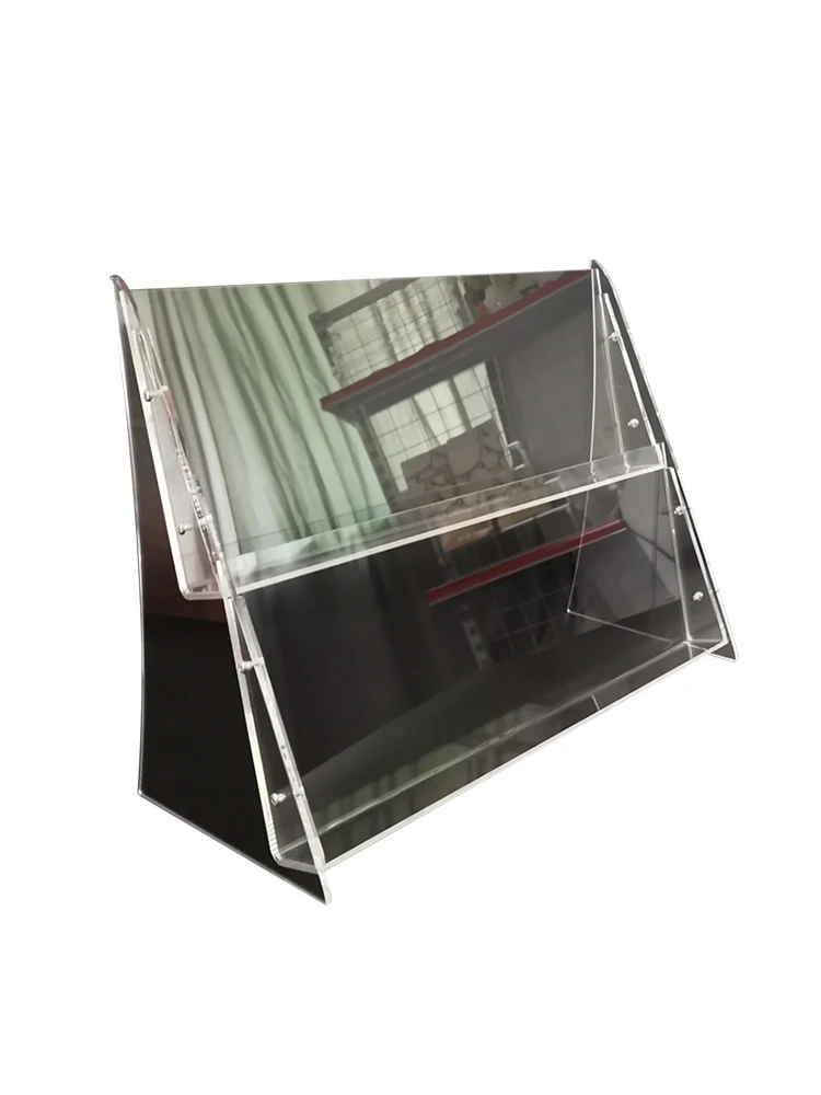 Transparent shelf, live display, mask, snack bag, book ladder display, acrylic