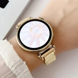 Luxury Stainless Steel Strap for Huawei Watch GT4 41MM Metal Wrist Straps Band Bracelet for HUAWEI GT4 41mm Woman Men Watchband