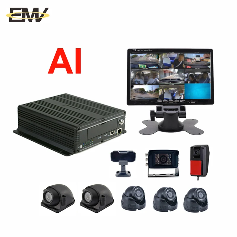 1080P 車載MDVR バス・トラック用リアルタイム監視システム DVRセキュリティ 8チャンネル車両DVRシステム