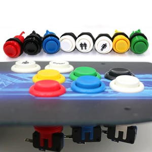Joystick Arcade Kit, 2 Spieler Set, Null -Delay -USB -Platte, Happ -Druckknopf, 8 -Way -PC -Joystick -PC -Raspberry Pi, Game Box, DIY -Kabinett, DIY 12 Hauptverkaufs -Arcade -Platte - №5