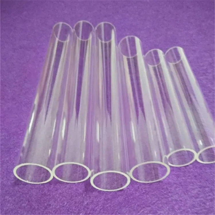 Different size clear quartz glass tube and quartz rod