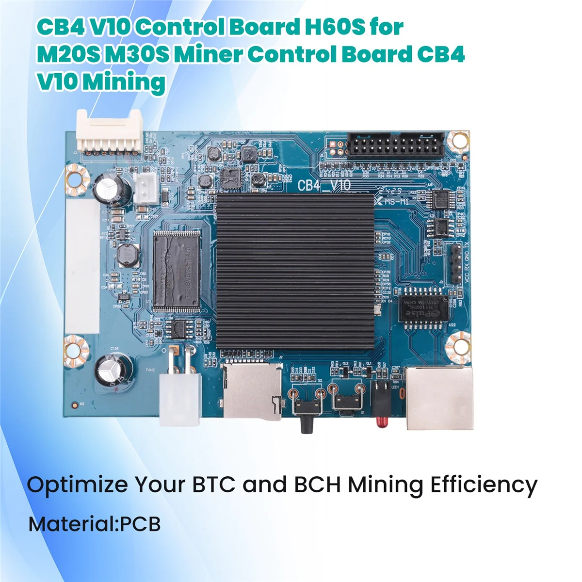 

SuperDeals CB4 V10 Control Board H60S for Whatsminer M20S M30S Miner Control Board CB4 V10 Mining