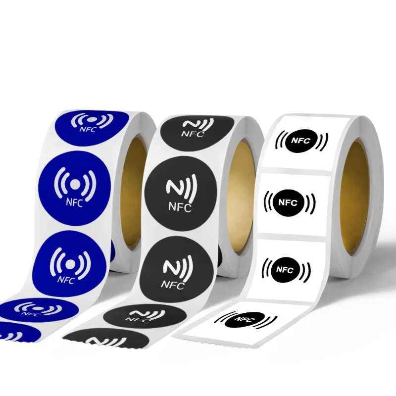 

RFID NFC Tag/Sticker/Label printable custom size for link sharing with QR code