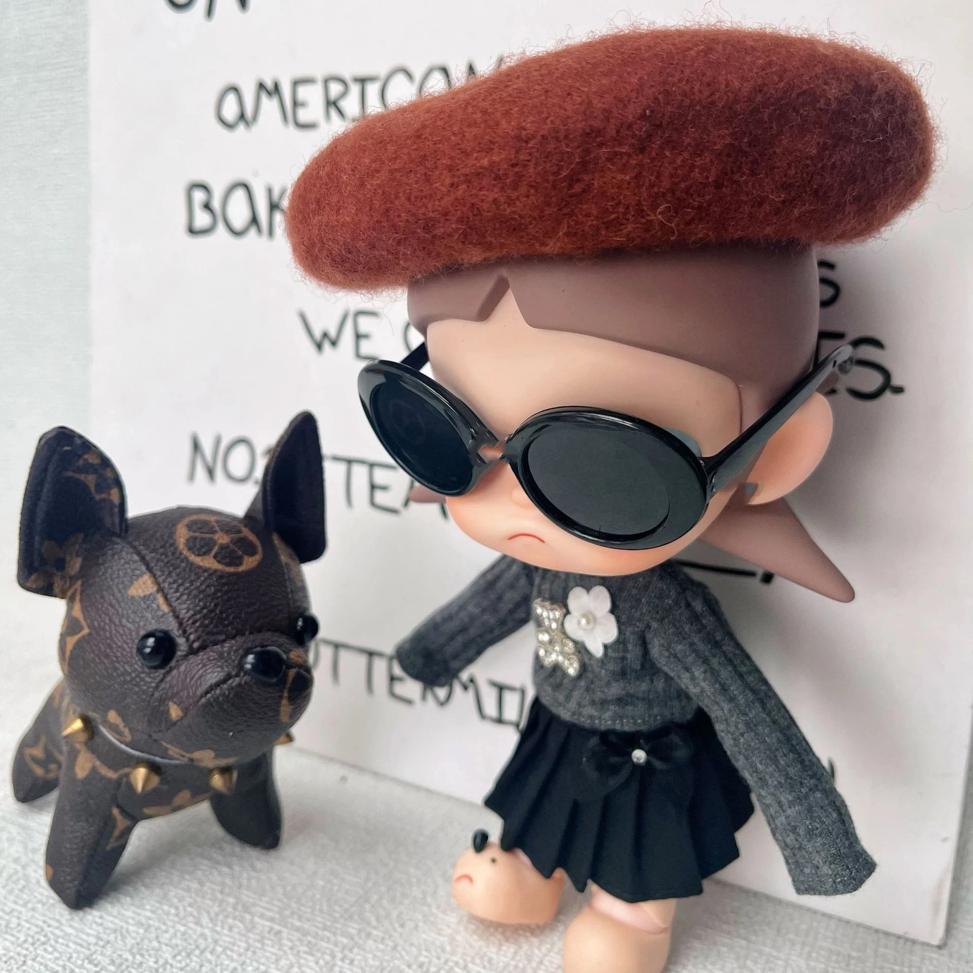 Only clothes no dolls for one-eighth movable zsiga Sister Ga Zi's baby Dress Set Light Luxury Playful and cute pleated Skirt set