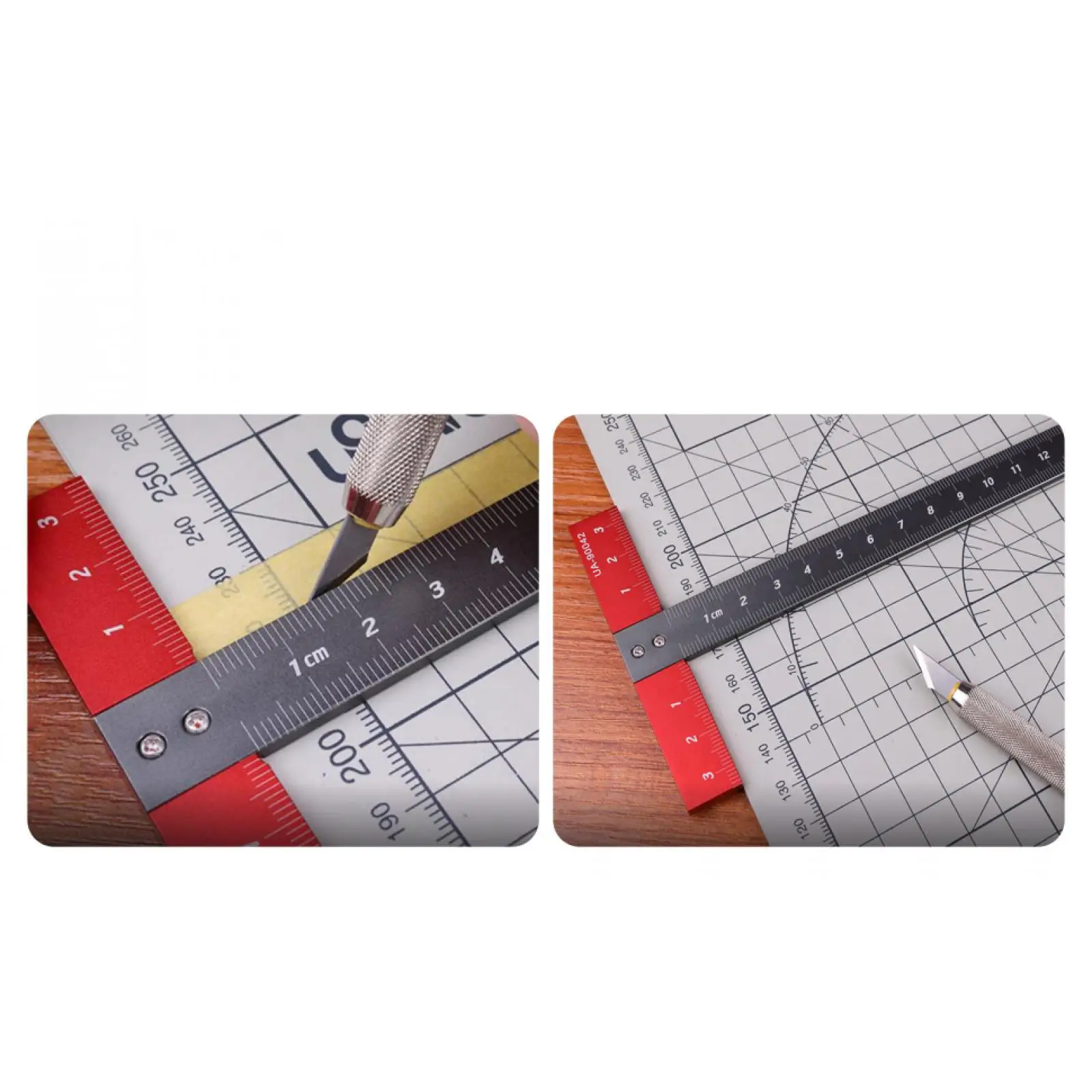 T-Quadrat-Lineal, Formpositionierungslineal, CNC-Technologie-Skala, Lineal, Messwerkzeuge UA 90042