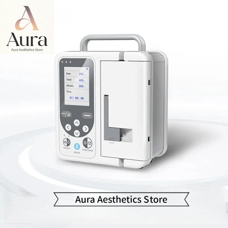 

Volumetric IV Fluid Syringe Infusion Pump with Real-time Alarm Large LCD Display for Human Or Veterinary Use