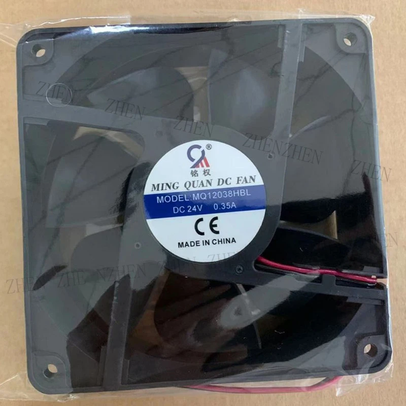 

S New for MING QUAN MQ12038HBL DC24V 0.35A 2-wire Cooling Fan#QW