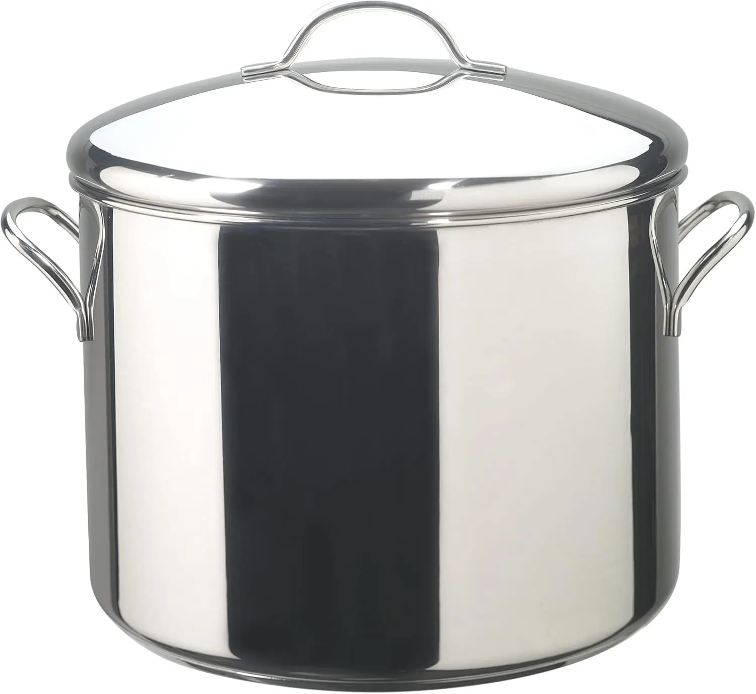 Classic Stainless Steel Stock Pot/Stockpot with Lid - 16 Quart, Silver