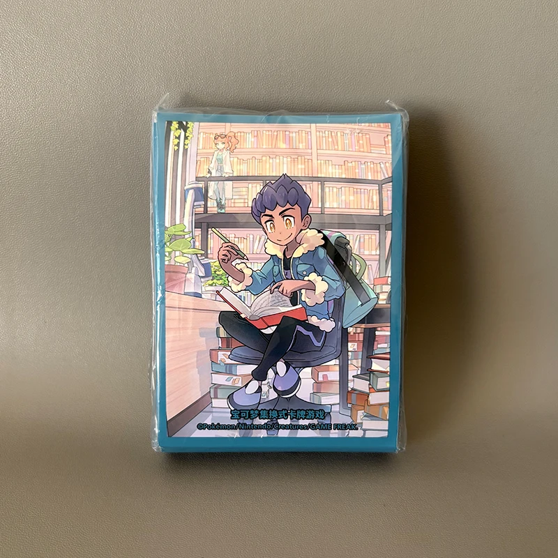 حقيقية Pkm TCG حافظة بطاقات 64 قطعة مجموعة واقية نيسا مارني تصميم لامع إنهاء بطاقة التداول لعبة اكسسوارات جامع هدية