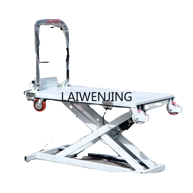 

LYN Electric Hydraulic Lifting Trolley Small Portable Cargo Carrying Artifact