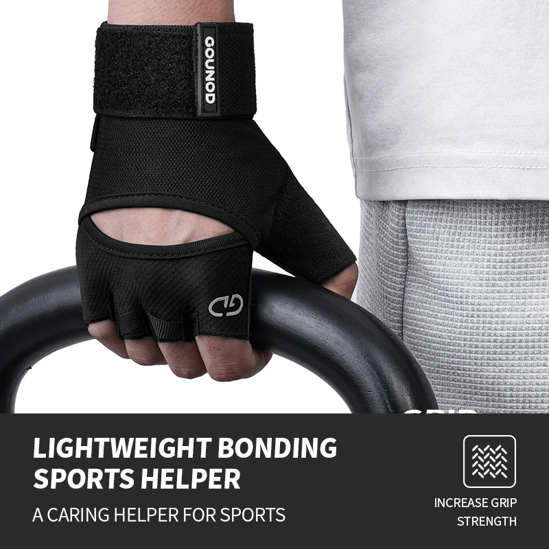 GOUNOD Sporthandschuhe, leicht, weich, glatt, dick, stabil, modern, stilvoll, solide, lässig, für den Außenbereich, Fitness, Gym, Training, Aktivitäten