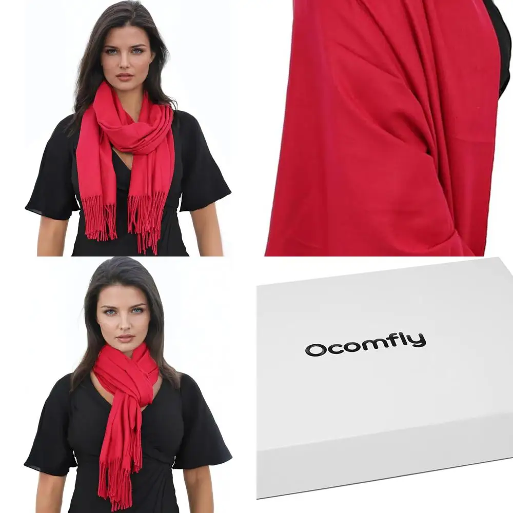 

Роскошная женская шаль из 100% пашмины — мягкие и теплые шарфы премиум-класса — в подарочной упаковке