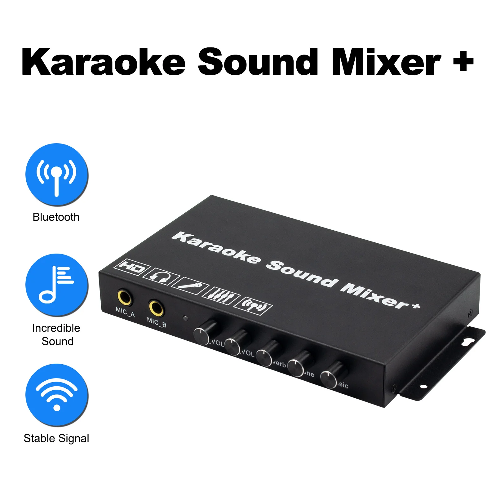 Karaoke Sound Mixer Equipment Professional Audio Karaoke Mixer Console for Karaoke Bar Home Karaoke System