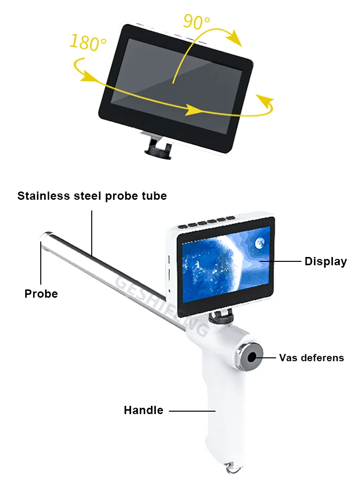 Upgrade Visual Endoscope Sperm  Artificial Insemination Device Animal Digital AI Insemination  for Cow Goat Sheep