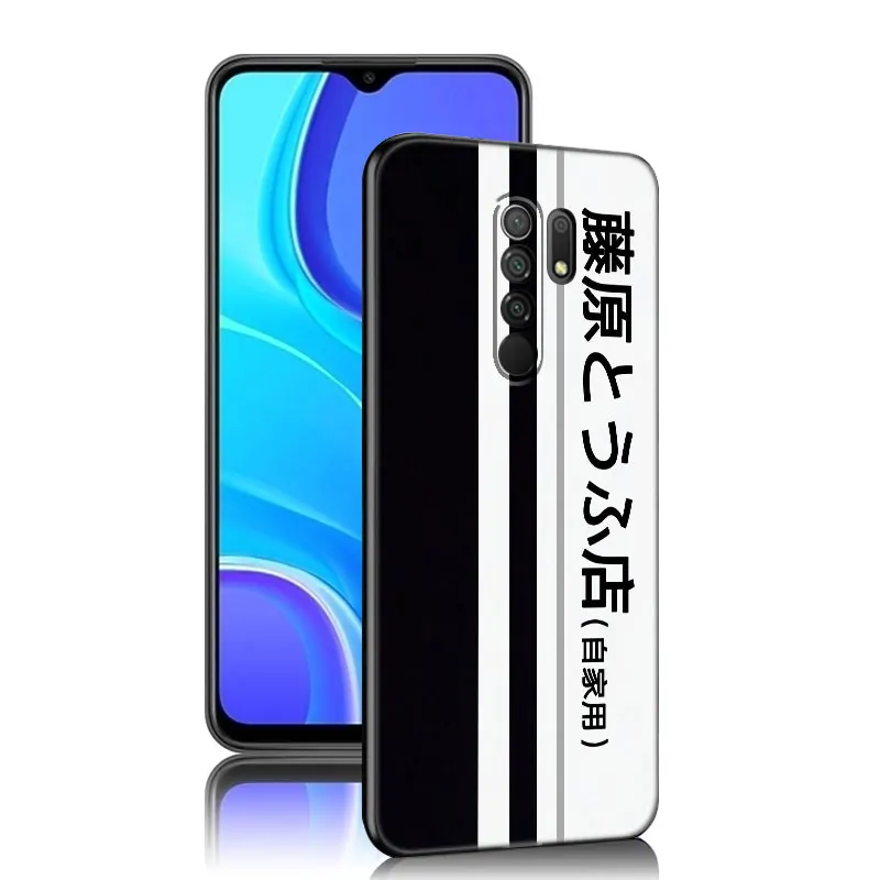 Initial D AE86 Phone Case For Xiaomi Redmi 7A 8A 9A 10A 9C 10C 9i 10X K20 Note 5 6 Pro 9T Mi A2 8 10 Lite A3 Mix 3 Black Cover