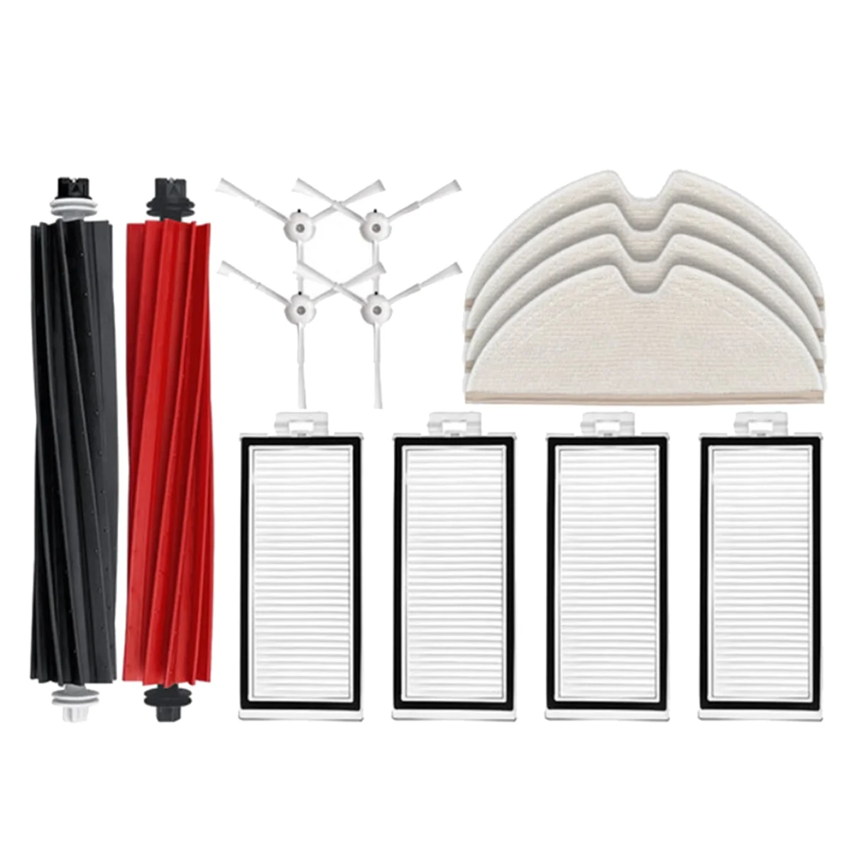 

14PCS Accessories Kit for Roborock Q8 Max, Q8 Max+, Q5 Pro, Q5 Pro+ Vacuum Main Side Brush Hepa Filter Mop Cloth