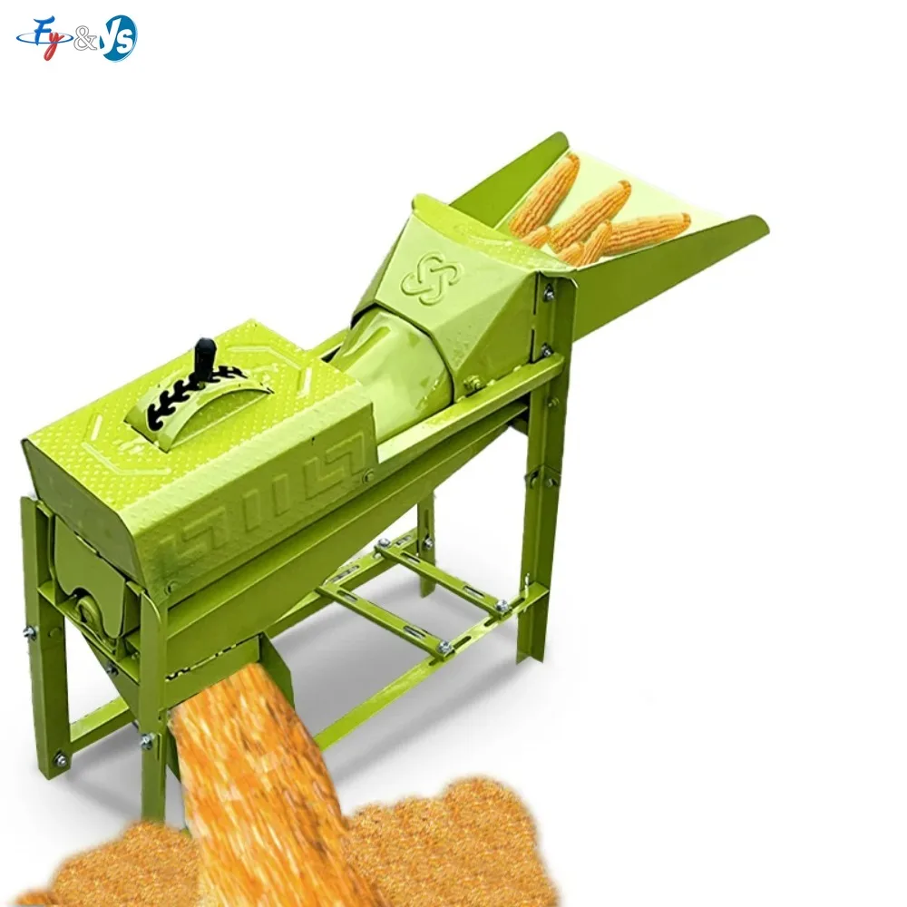 High Quality Electric Corn Thresher, 1000kg/h Household Small Grain Cob Thresher, Corn Thresher Machine for Dry Corn