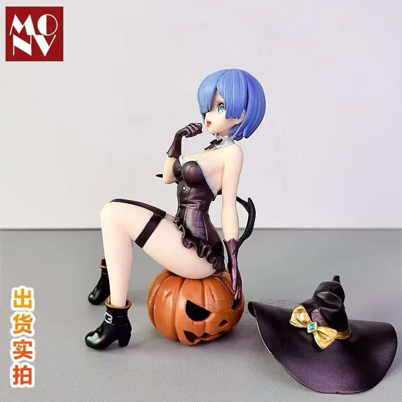 Rem Hallowmas Anime Figuren Pompoen & Duivel PVC Model Collectie Pop Tosy voor Kinderen Meisje Action Figure Gift Kerst Decor