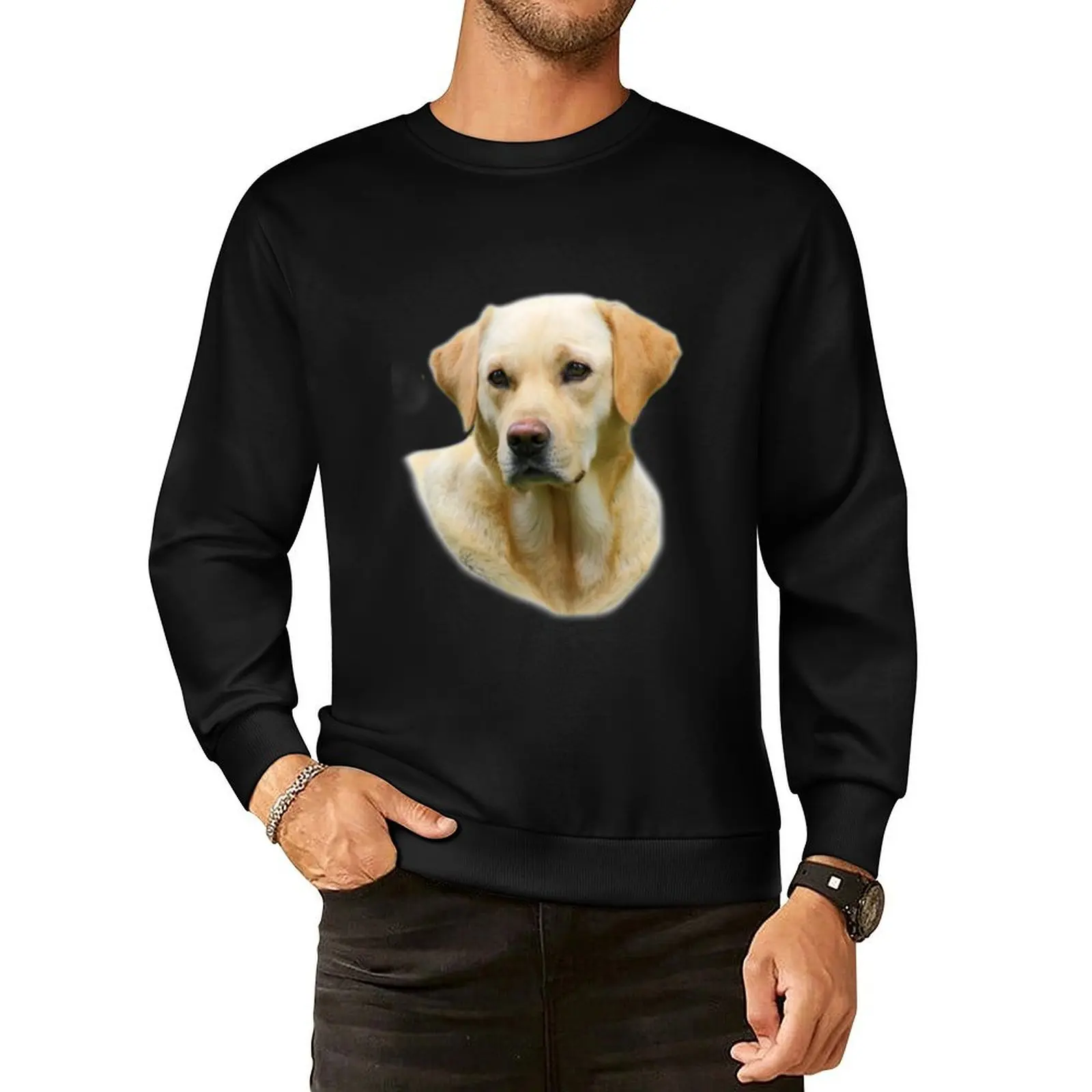 

T-SHIRT HANGOVER II 2 Yellow Lab Dog THE REAL ONE zach galifianakis Pullover Hoodie fashion men sweatshirt for men