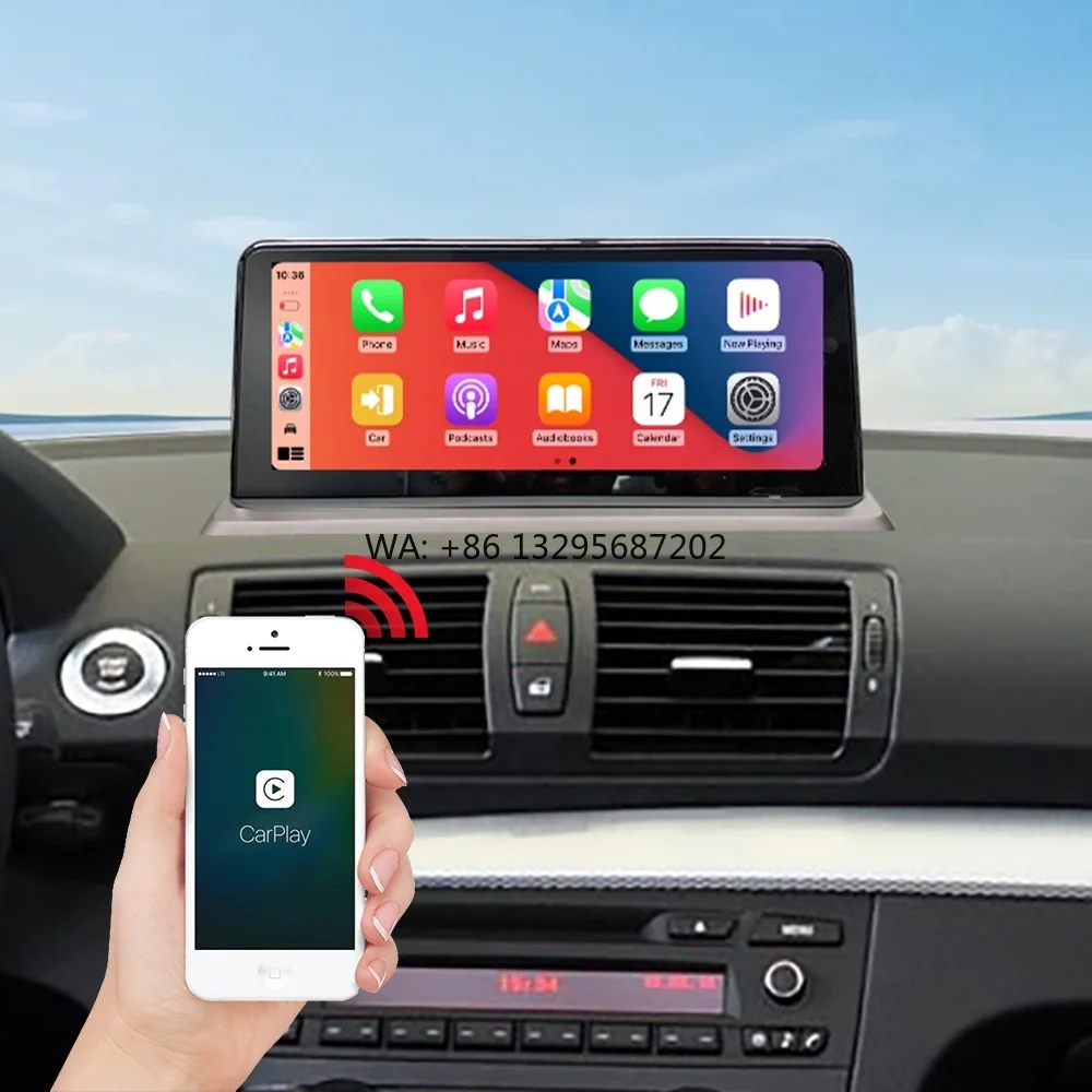 

Direct sellingb CAR gps navigation for 1/2 series E81/E82/E87/E88 car stereo support dual system and joystick wireless carpl
