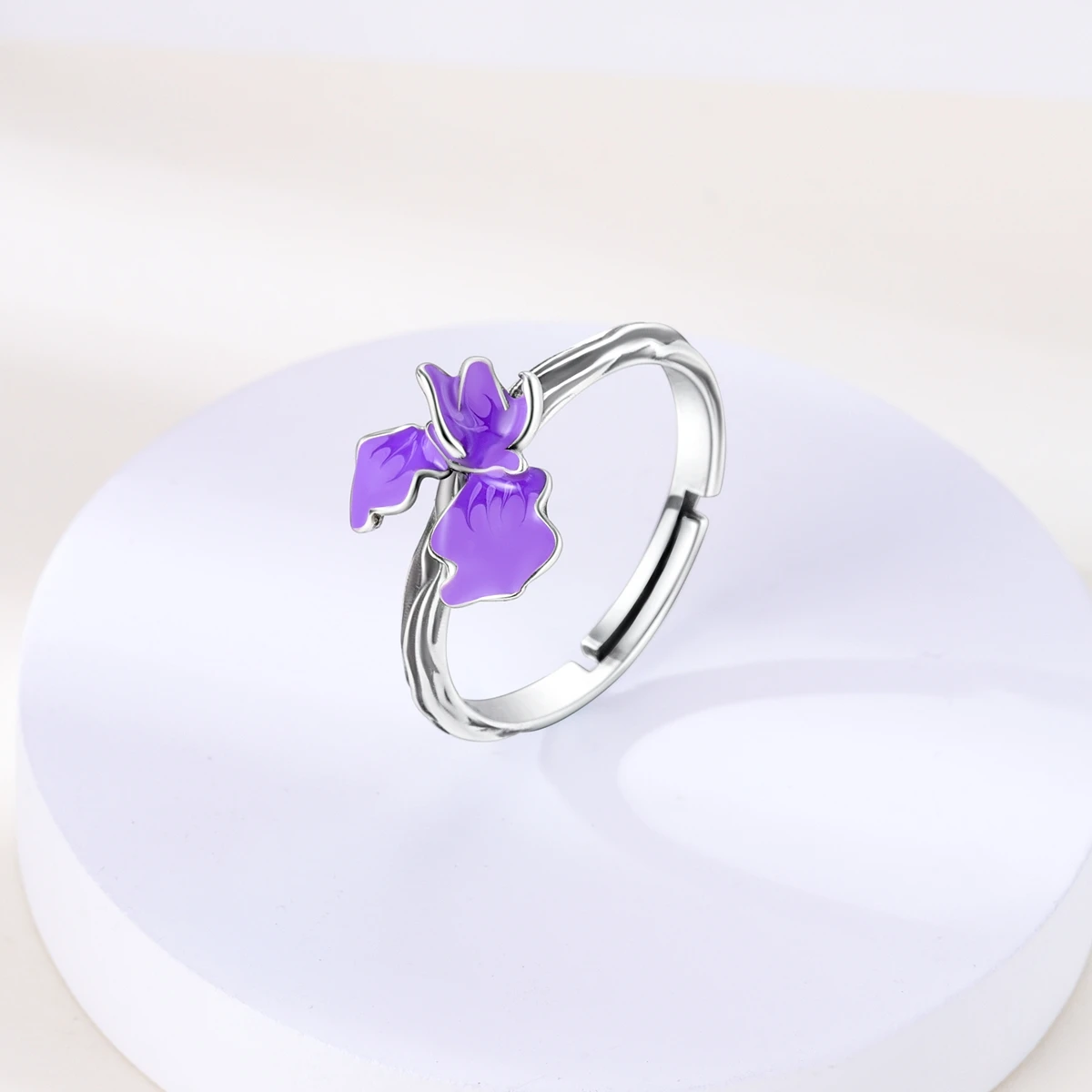 925 Silver Ring Fit Woman Flower Butterfly Original Open Ring For Engagement Weddling Party Fashion Jewelry