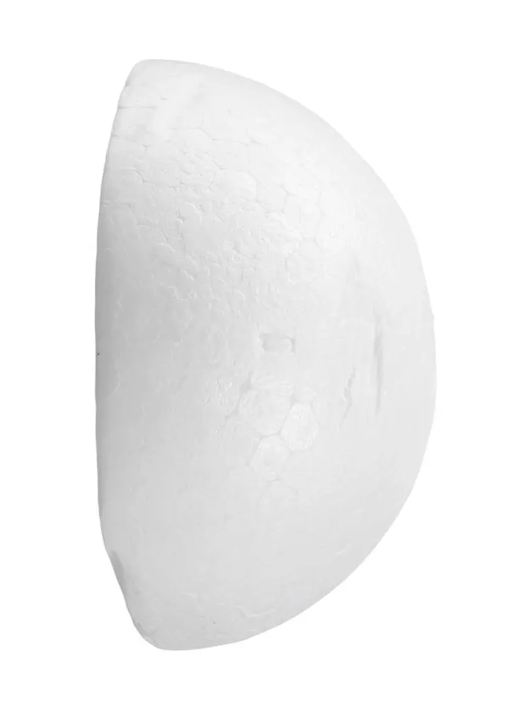 Foam Ball Polystyrene Foam Hemisphere White Craft Balls DIY Polystyrene Party Christmas Wedding Decorations