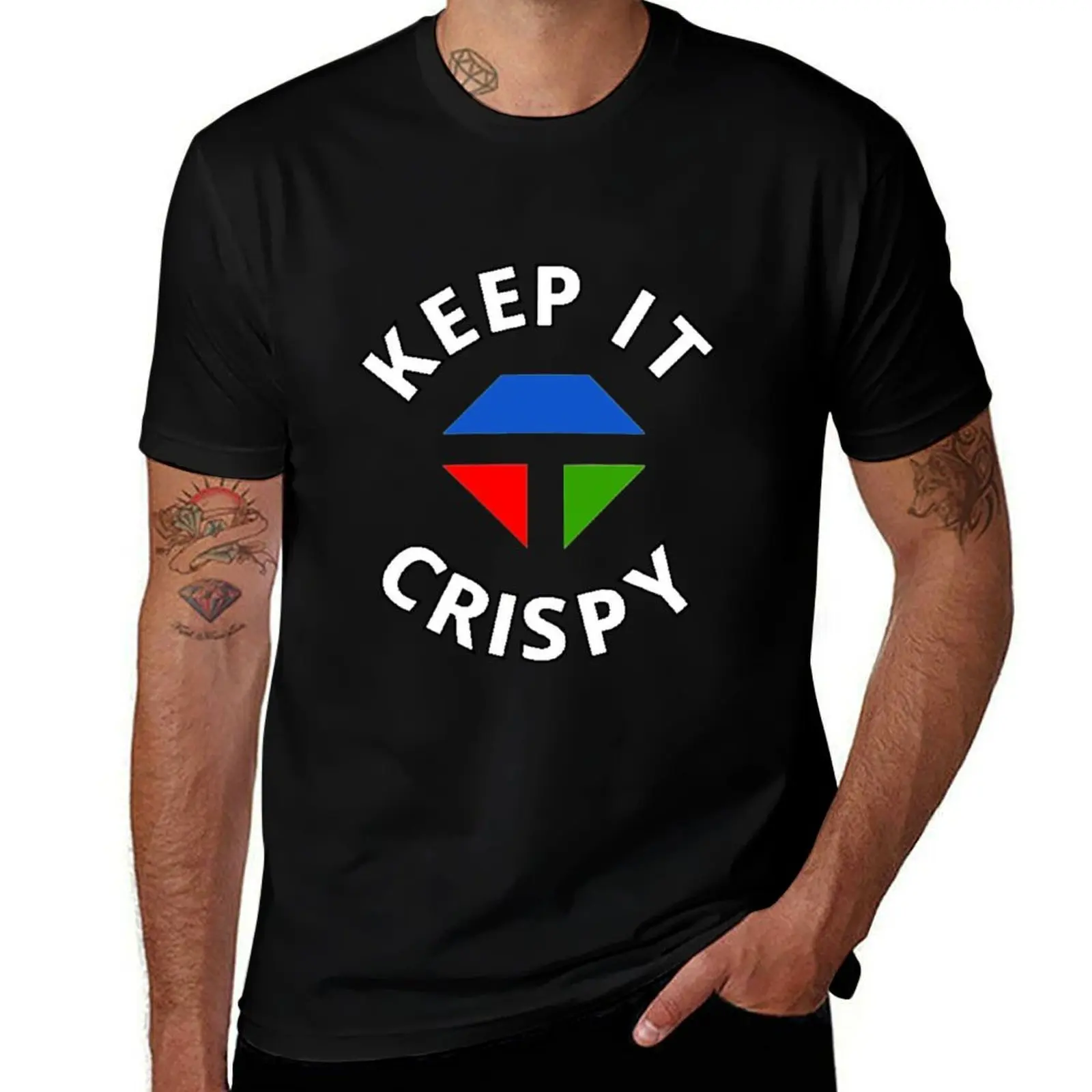 Keep It Crispy T-Shirt Festive Simple T-Shirt