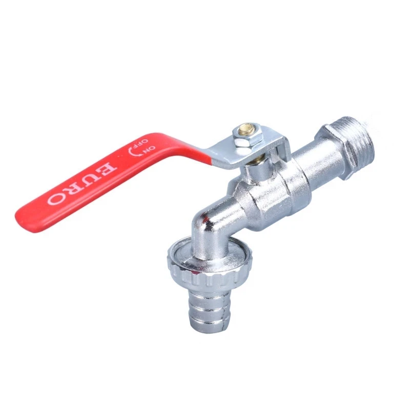 

Утолщенный садовый кран 1/2 дюйма 3/4 дюйма, металлические фитинги с защелкой, соединитель для садового шланга BSP, инструменты для дома и улицы