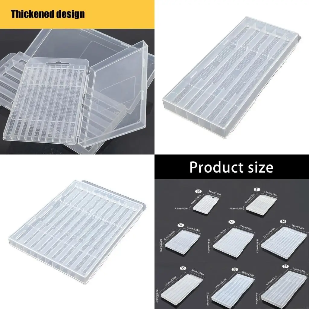 L9BE Hardware Tool Box Secure Closure System Drill Bit Case For Professional Home Use