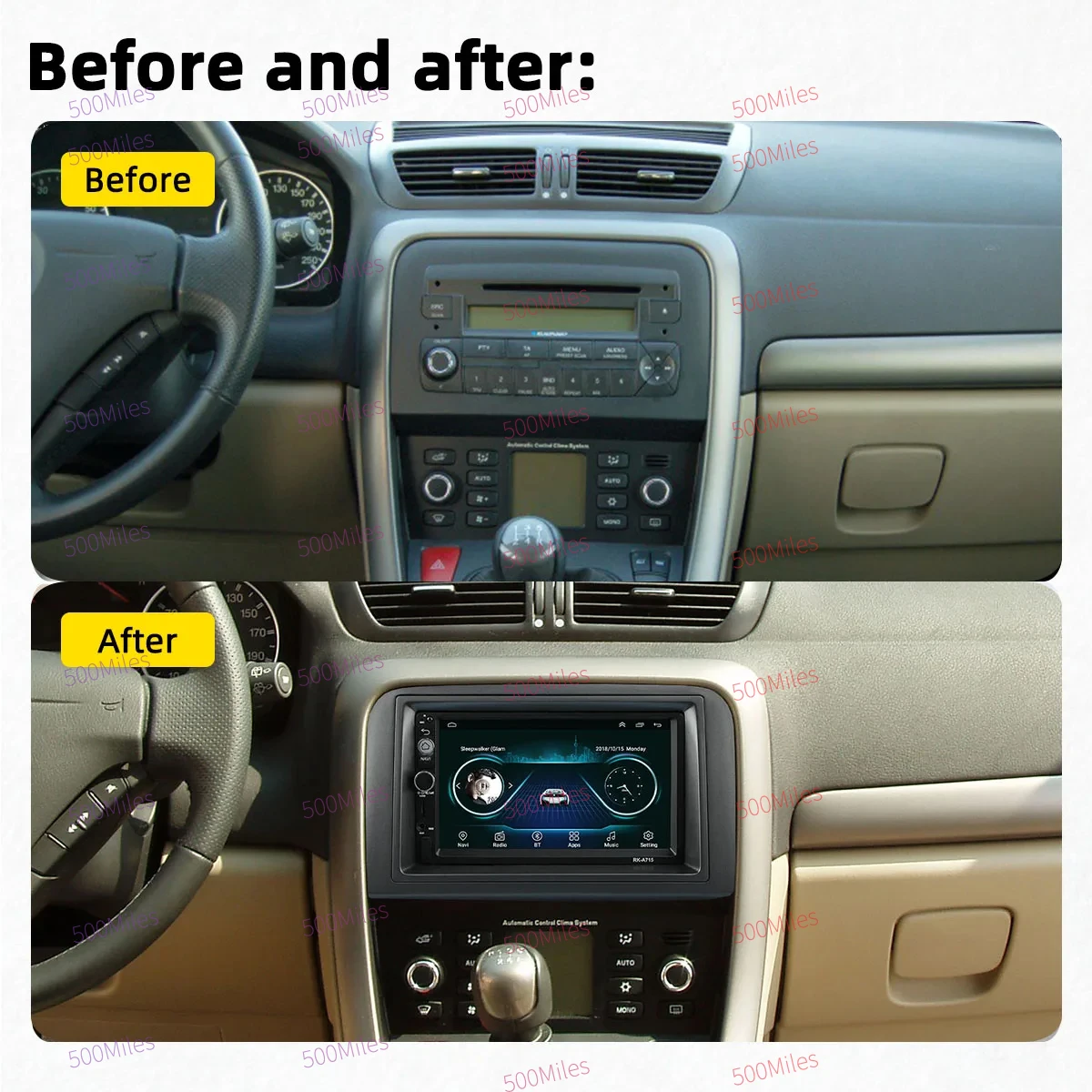 Radio samochodowe 2 Din Android Stereo dla Fiat Croma 2005-2012 Odtwarzacz multimedialny Nawigacja Jednostka główna Autoradio Carplay Android Auto