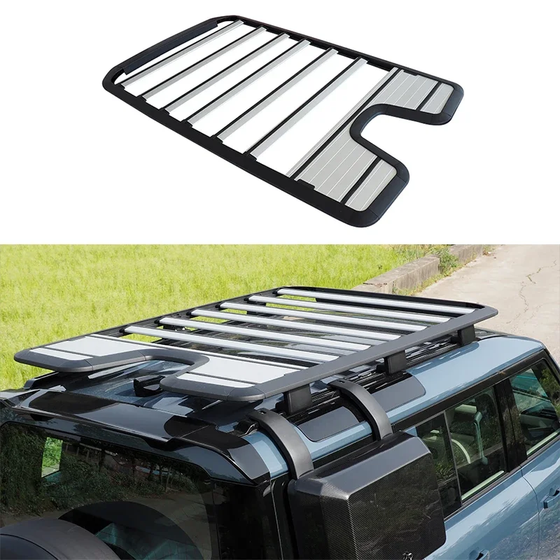 

High Quality Silver Aluminum Alloy Car Roof Racks For Land Rover New Defender 110 2020-Present Genuine Part