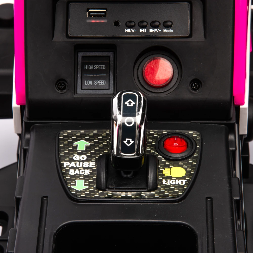 24V Kids Electric Ride On Tractor with Trailer, 2×200W Motors, Remote Control, Bluetooth, USB, Music, LED Lights for kids