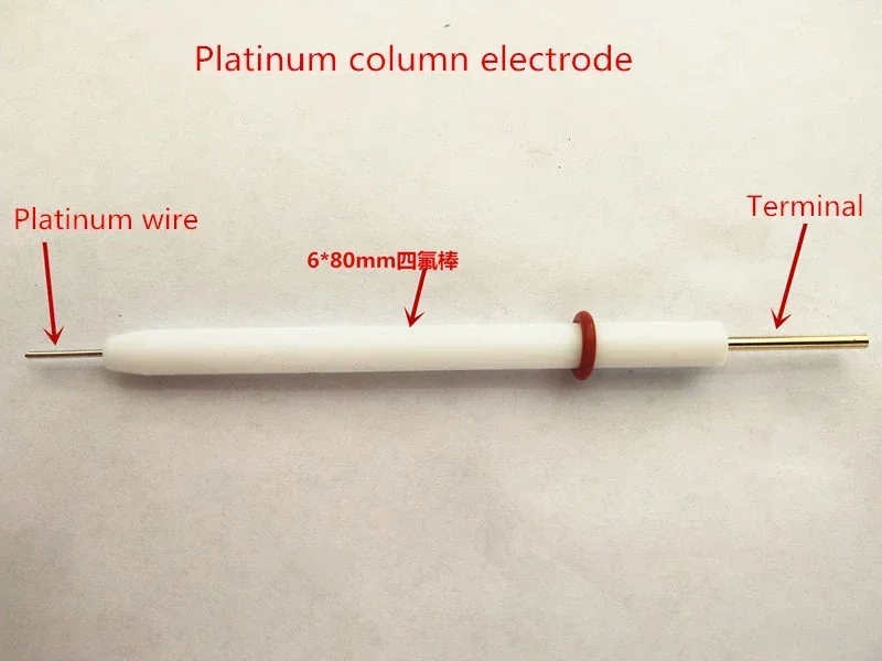99.99% Pure Platinum Column Electrode | Research-Grade PT Electrode for Scientific Applications
