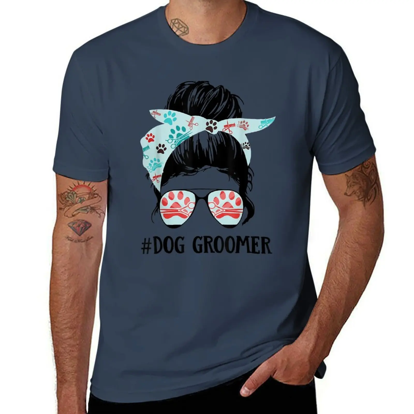 

Crazy Dog Groomer For Dog T-Shirt funny t shirts cotton mens graphic t shirts T-Shirt