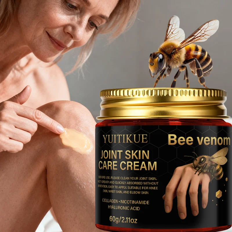 YUITIKUE Bee Venom Full Body Joint Cream Non-Sticky Fast Absorb Gentle Formula For Daily Skin Care