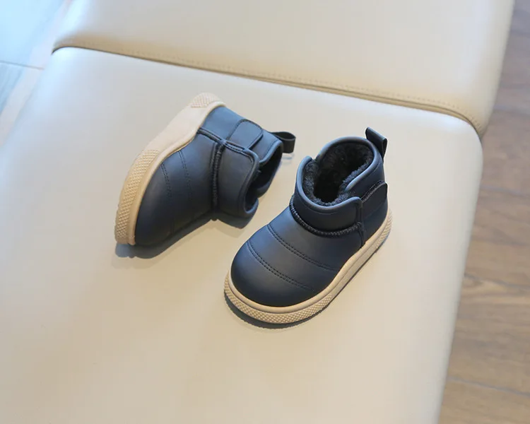Herbst Winter Baby Jungen Mädchen Schnee Stiefel Kinder Outdoor Plüsch Schuhe Anti-Rutschig Infant Casual Schuhe Wasserdichte Kinder Stiefel – Detail 10