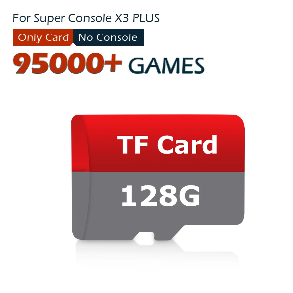 Super Console X3 Plus Game Card For Super Console X3 Plus Retro Game Console With 114000 Game For PSP/PS1/Sega Saturn/DC/MAME