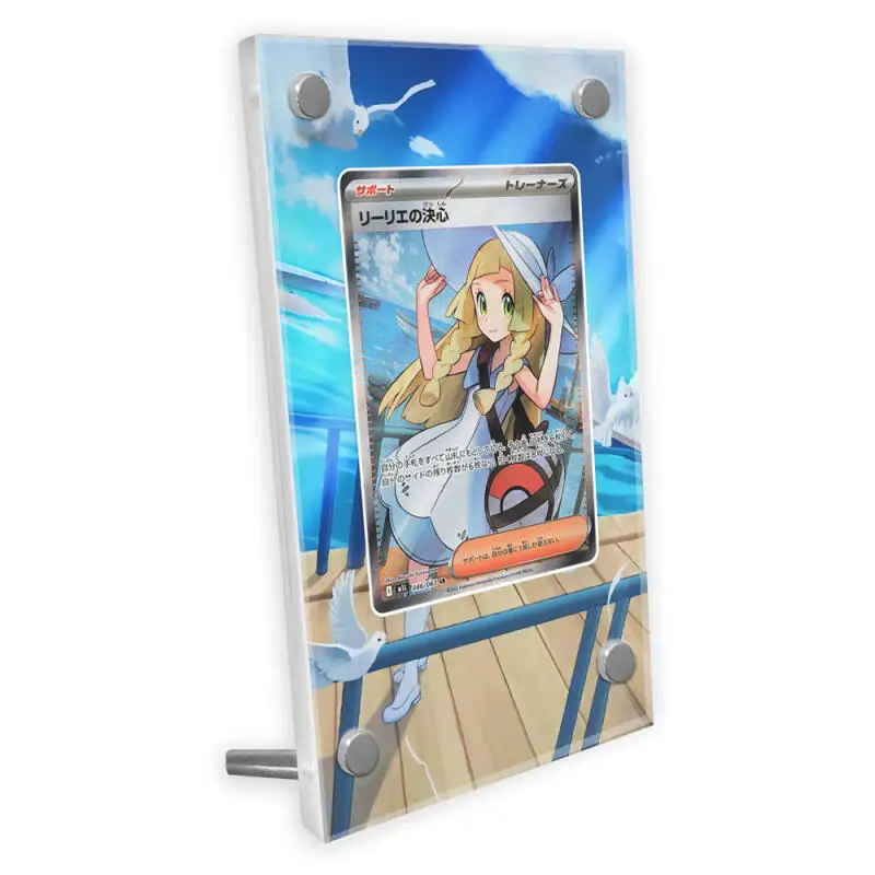 بوكيمون SV11 Touko Meloetta M1S Lillie Acerola Gardevoir بطاقة تمديد اللوحة Psa رف شاشة بطاقة تمديد الفن عرض