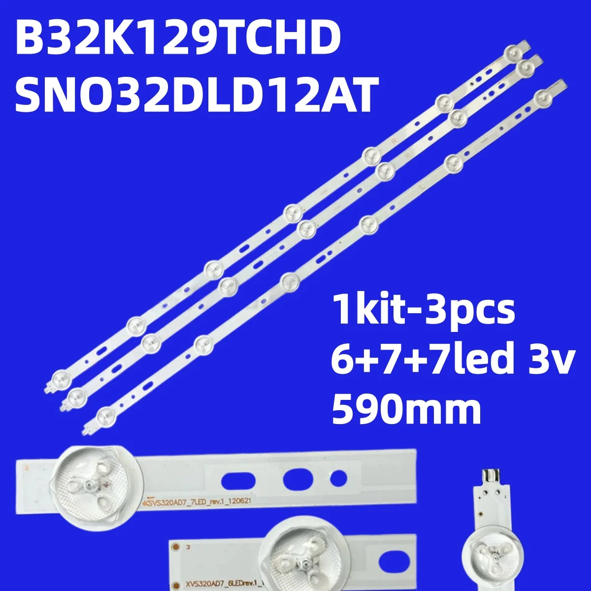 LED Strip For LTA320AP33 32VLE5304GB SVS320AD7-LED7 SVS320AD6 SVS320AD7_7LED_REV.1 32/122I-GB-3B-HBKUP-EU 32 VLE 4302 BF