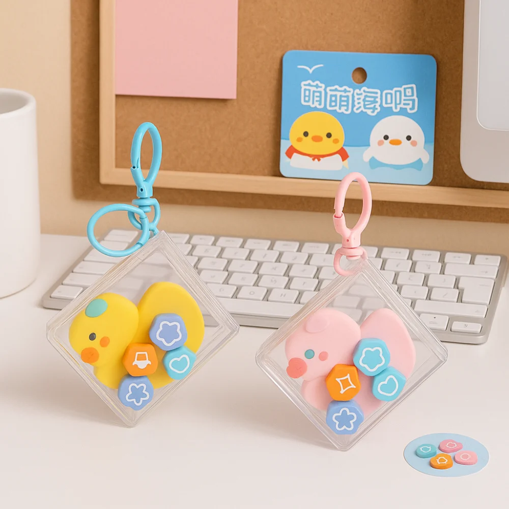 

Small Toy Bag Happy Sailor Duck Pendant Fun Design Hanging Decoration Happy Sailor Duck Keychain Small Size Cartoon