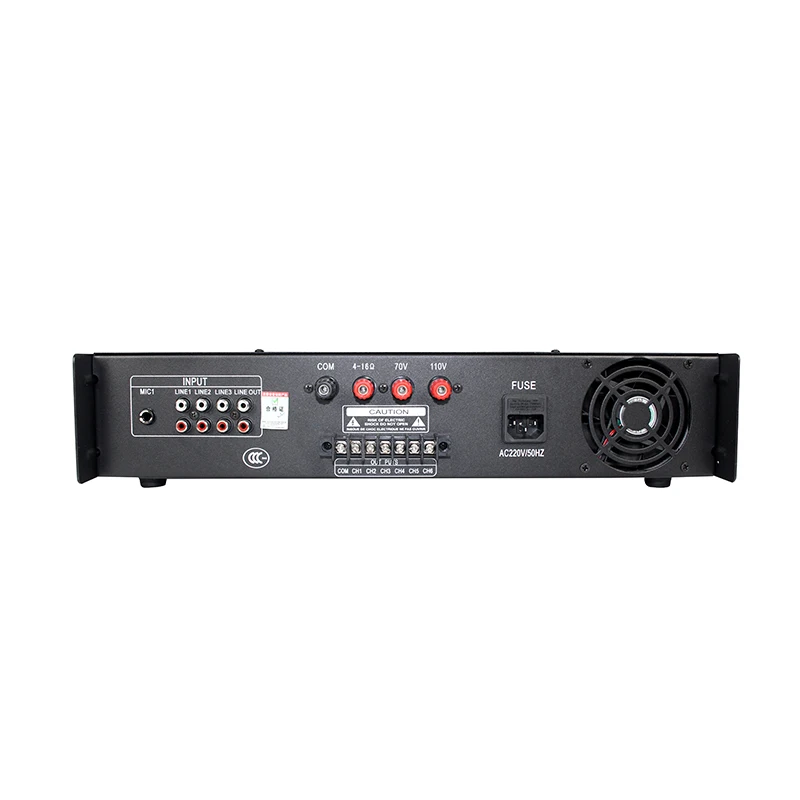 PA-5150USB Professional Public Address Power Amplifier 100V 150Watt FM Radio 220V Desktop Home Mini Mixing Amplifier