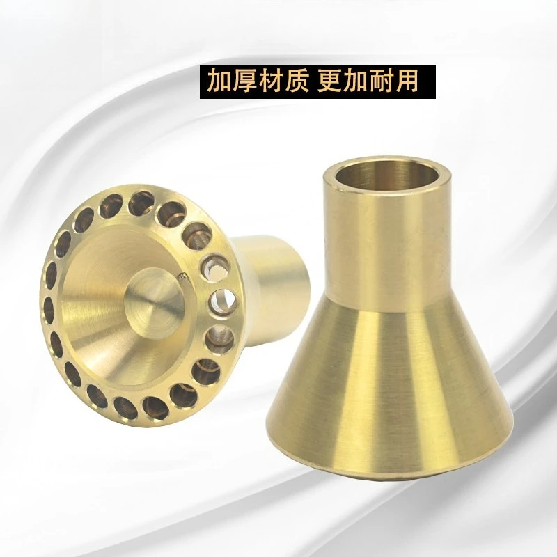 Brass Refrigerant Distributor Header 2‑20 Holes Air Conditioner Refrigeration Splitter Nozzle