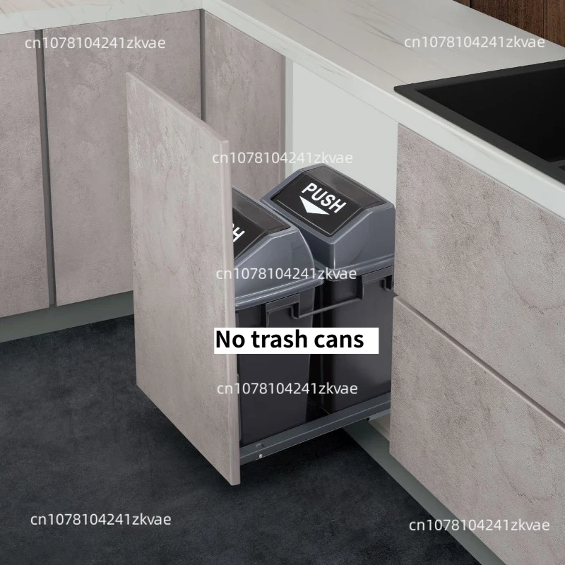 

мусорное ведро в шкафу, тянет корзину, организуйте и магазин в шкафу.