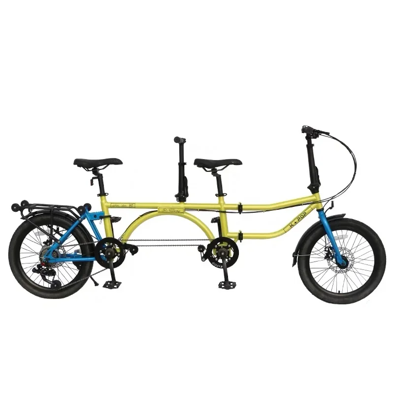 New Xiaobu Two person Folding Bicycle Two person Riding Parent Child Bicycle Mother Child Adult Children Shock Absorbing Bicycle