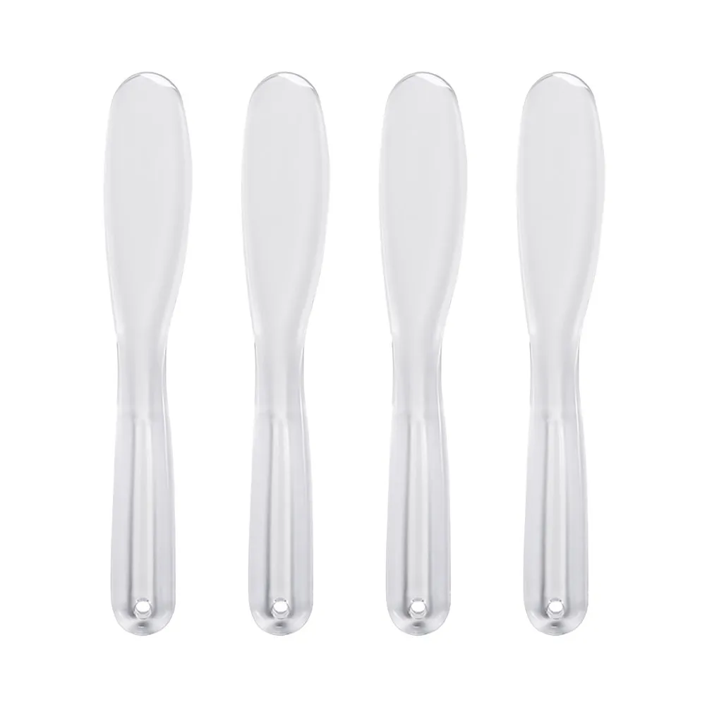

Набор из 4 многоразовых пластиковых шпателей для масок: аппликаторы для крема, смешивания DIY-масок и депиляционного воска