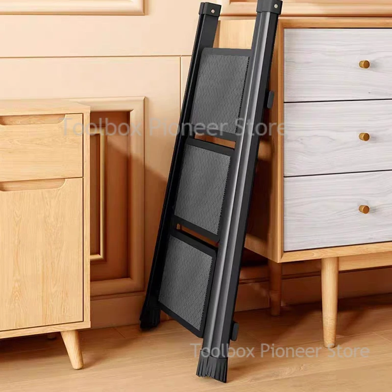 Household Folding Ladder Protable Step Stool Foldable House Ladder For Home Thickened Stairs Small Stool Arrow For Home