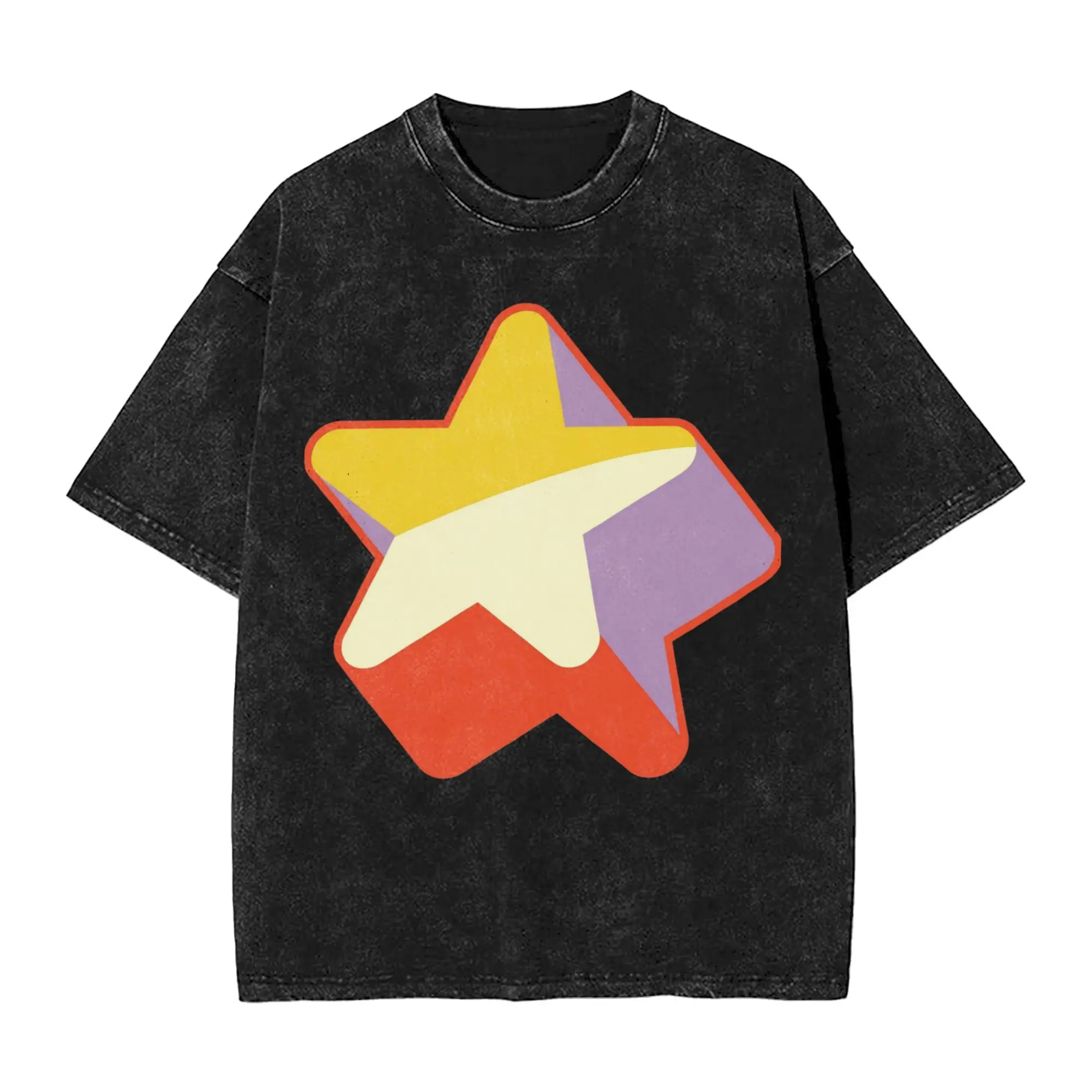Stevens Universes Anime Washed T Shirt Streetwear Hip Hop Novelty T-Shirt  Tee Shirt Men Women Short Sleeve Street Summer
