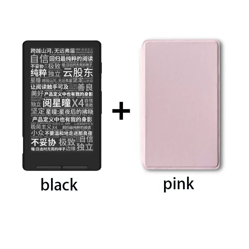 XTEINK X4 4,3 inch E-Book Reader 220ppi Ultradun 650mAh 16GB Ink Screen Magnetisch Lichtgewicht E-Book Readers Case Aangepaste Geschenken